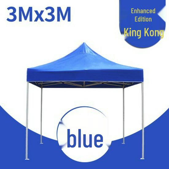 Large Telescopic Outdoor Advertising Tent: Folding Rainproof Canopy and Sunshade with Four-Legged Design