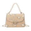PU Handbags Pearl Clutch Bag New Shoulder Crossbody Bag  Women