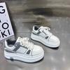 Popular outer wear platform white shoes women's 2025 spring new versatile muffin casual shoes board shoes heightening single shoe trend