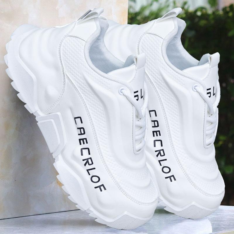 Fashion High-quality Mens Shoes for Teenagers New Inner Height Men Sneakers Anti Slip Wear-resistant Platform Sneakers Zapatillas Hombre