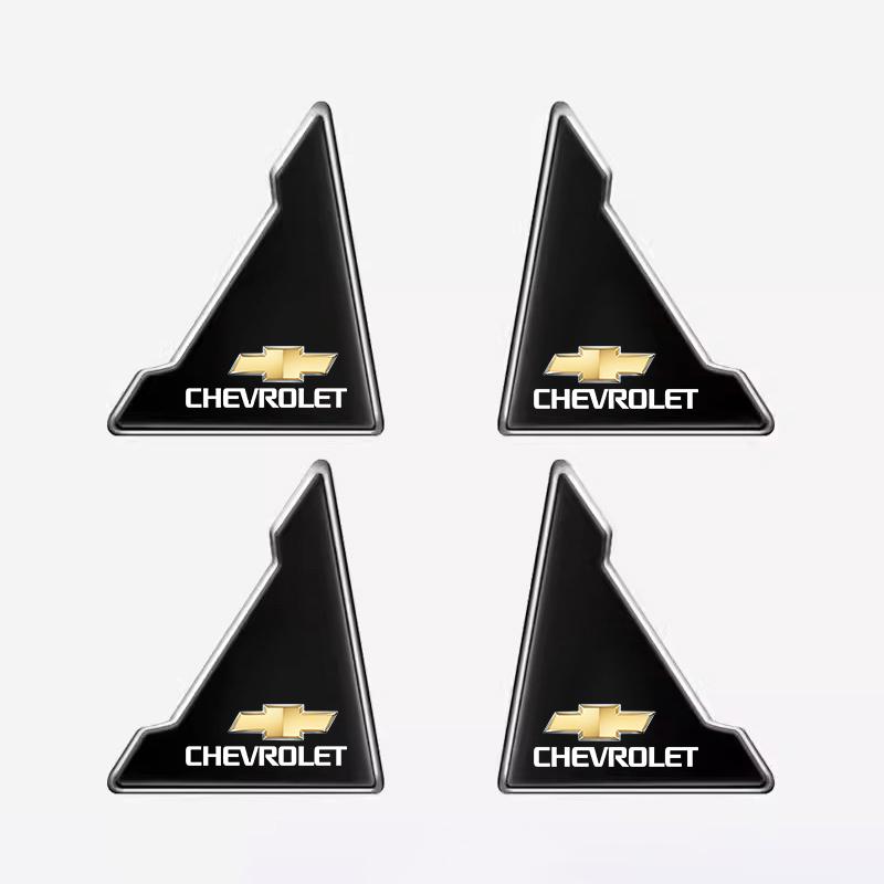 4 Stuks Auto Deur Siliconen Buffer Stickers Anticoncussie Krasbestendig Voor Chevrolet Spark Captiva Cruze Malibu Equinox Trax Camaro