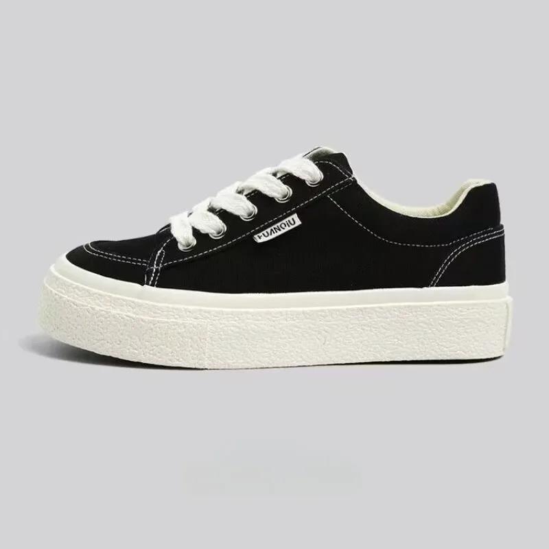 2025 New Red Women Vulcanize Shoes Casual Platform Sneakers Vintage Sports Female Korean Designer Flats Harajuku School Tennis