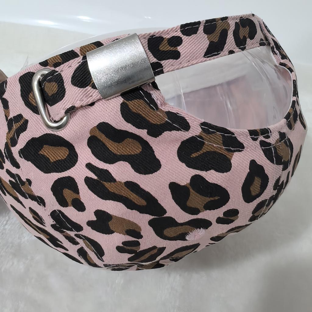 Leopard Print Baseball Cap Fashion Casual Sun Hats Adjustable Unisex Sports Cap For Women Men