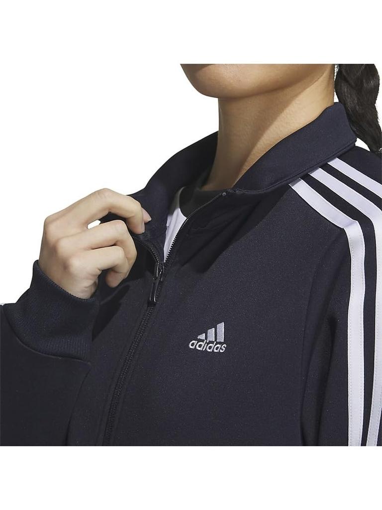 adidas W MH 3S Track Legend Size L Top, Ink/White,