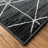 Sayan Sayan Geometric Beni Warren Style Rug Mat High Price 200x250 3 Tatami Dark Gray