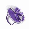 Bowknot Design Fascinator Hat Rhinestone Studded Derby Fascinator  Church Sunday