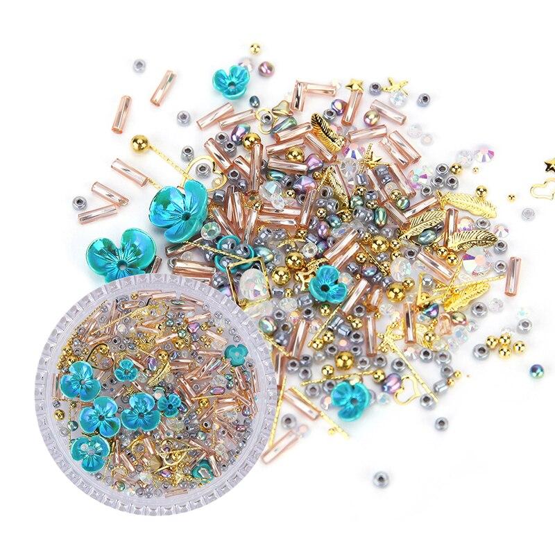 

1 коробка, стразы для дизайна ногтей, 3D цветок, нерегулярные очаровательные кристаллы, ювелирный декор, дизайн ногтей, аксессуары для гель-лака