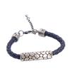 JMXD Vintage Snake Skin Leather Bracelet Handmade Braided Stretch Skull Infinity Symbol Wristband Unisex Punk Gift Trendy Accessory