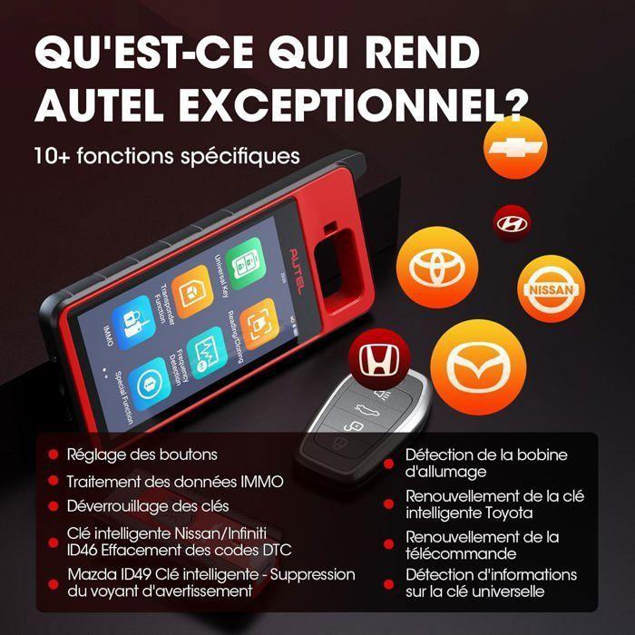 Autel MaxiIM KM100E Strumento Programmazione Chiave Immobilizzatore Chiave Auto Chip Lettura/Scrittura/Clonazione Simulazione Transponder