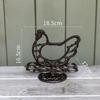 Retro Cast Iron Egg Holder: 6 or 8 Grid Egg Tray for Kitchen, Bar, or Restaurant Display