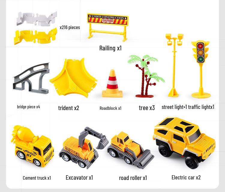 Electric Engineering Toy Car Assembly Set