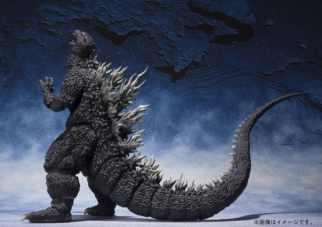 TAMASHII NATIONS Godzilla x Mechagodzilla Godzilla Approximately 155mm PVC ABS Painted Movable Figure S.H.MonsterArts (2002) &