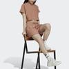 Adidas Lounge Terry Loop Solid Loose Waist Drawstring Shorts Women Shorts Pink HZ1601