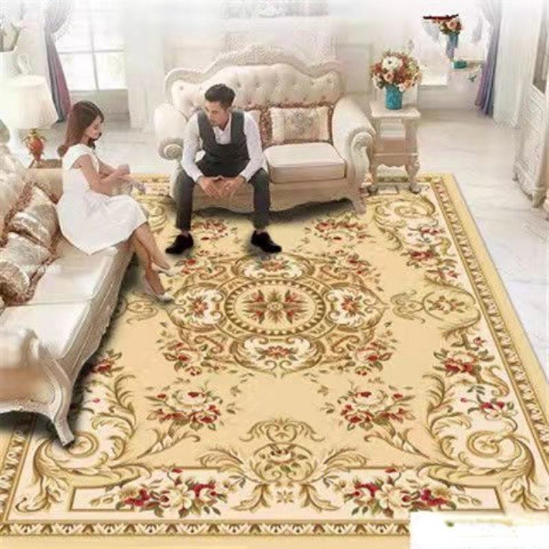 European Carpet Living Room Ins Style Nordic Tea Table Blanket Household Bedroom American Bedside Blanket Large Area