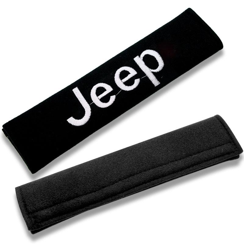 New Accessories Car Safety Belt Shoulder Cover Seat Belt Pads for Jeep JK JL TJ Renegade Patriot Wrangler Cherokee Patriot Trail Liberty