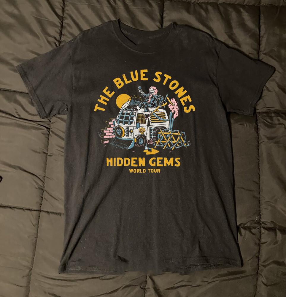 THE BLUE STONES Мировой Тур Подарок для Фанатов S to 5XL S-5XL Футболка BM1613 Унисекс Футболка XL