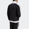 Adidas Originals Beckenbauer Full Zip Stand Collar Track Jacket Men Black White Red Gold HK7408