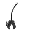 Heavy Duty Metal Construction Microphone Holder Clamp Featuring Nonslip Rubber Coated Clamp For Secure Attachment