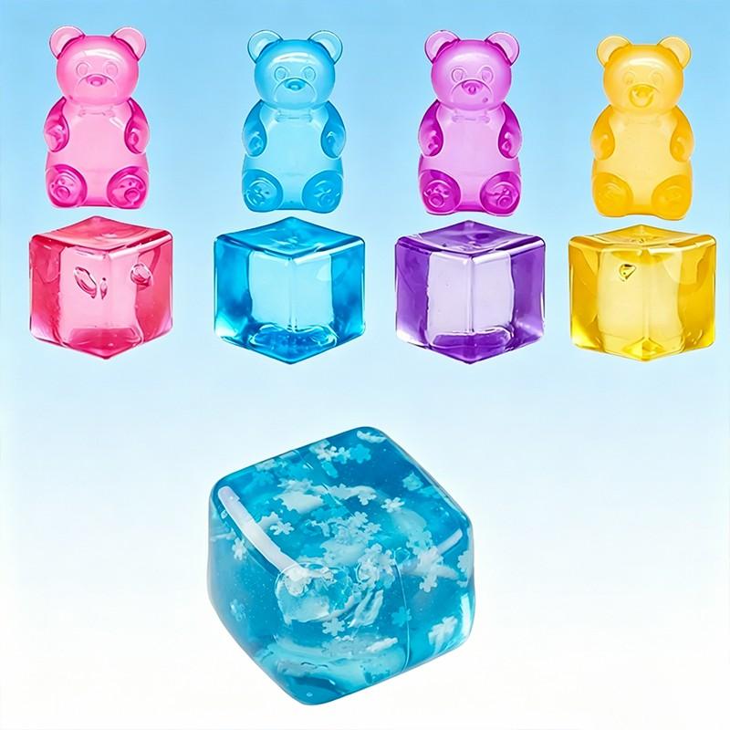 Nice Cube Slow Rising Sensory Fidget Cube Stress Relief Anxiety Sensory Tool For Focus Adhd & Office Desk Calming Gadget