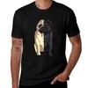 Half Fawn Half Black Pug Tshirt T Shirt For Unisex 100 Percent Cotton Tshirt