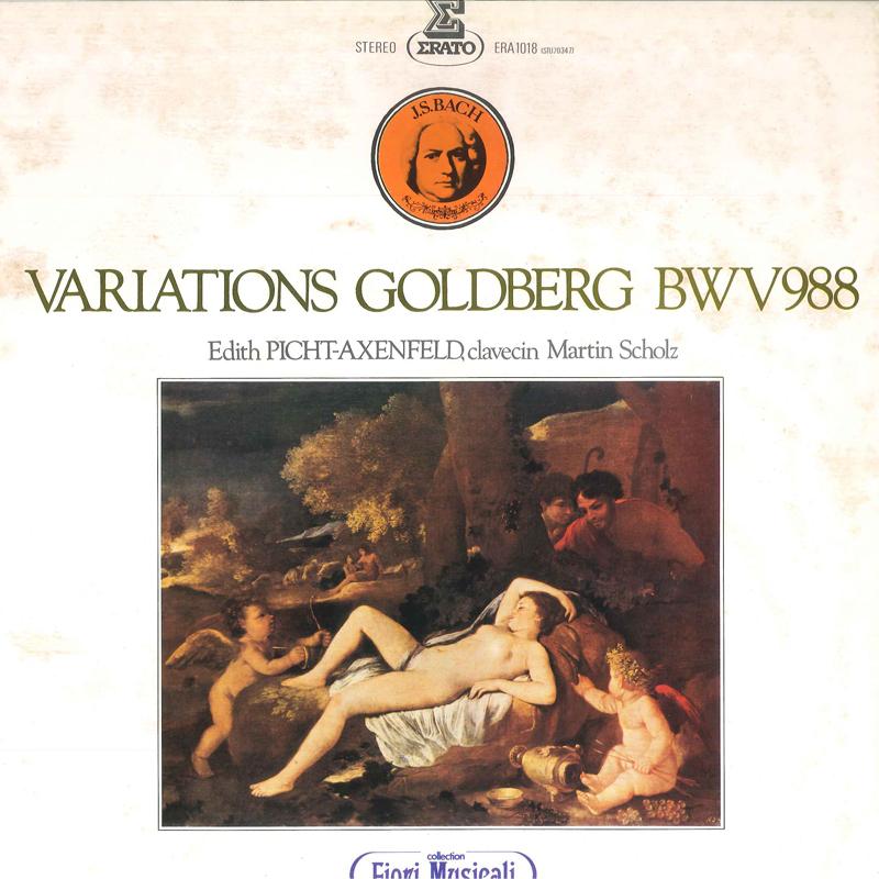 

LP Record J.S.BACH EDITH PICHT AXENFELD - Variations Goldberg Bwv988 ERA1018 ERATO 1975 Japan Classical Used
