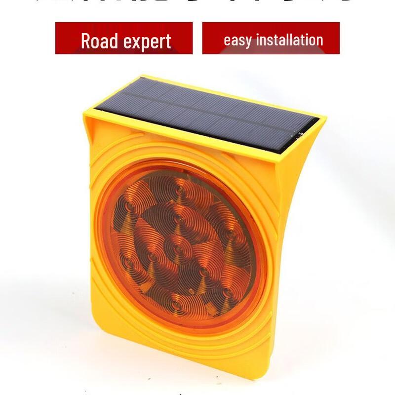 Solární varovné světlo pro silniční zábranu