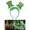 Green Hair Hoop for Luck and Good Fortune on Day Stylish Irish Hat Head Bopper