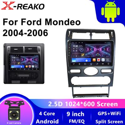 Dla Forda Mondeo 3 2004 - 2007 Radio Samochodowe Android 13 Carplay Nawigacja GPS Stereo Android Auto Bez 2din Odtwarzacz Multimedialny DVD