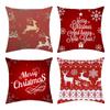 Neuer Weihnachts-Sofa-Kissenbezug Zuhause Amerikanischer Buchstaben-Druck Bettseiten-Kissenbezug