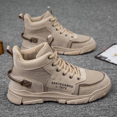 Men 'S Ankle Boots Fashion Male Vintage Styles Martin Boots Casual Men Shoes Comfortable Platform Shoes Tooling Skateboard Shoes