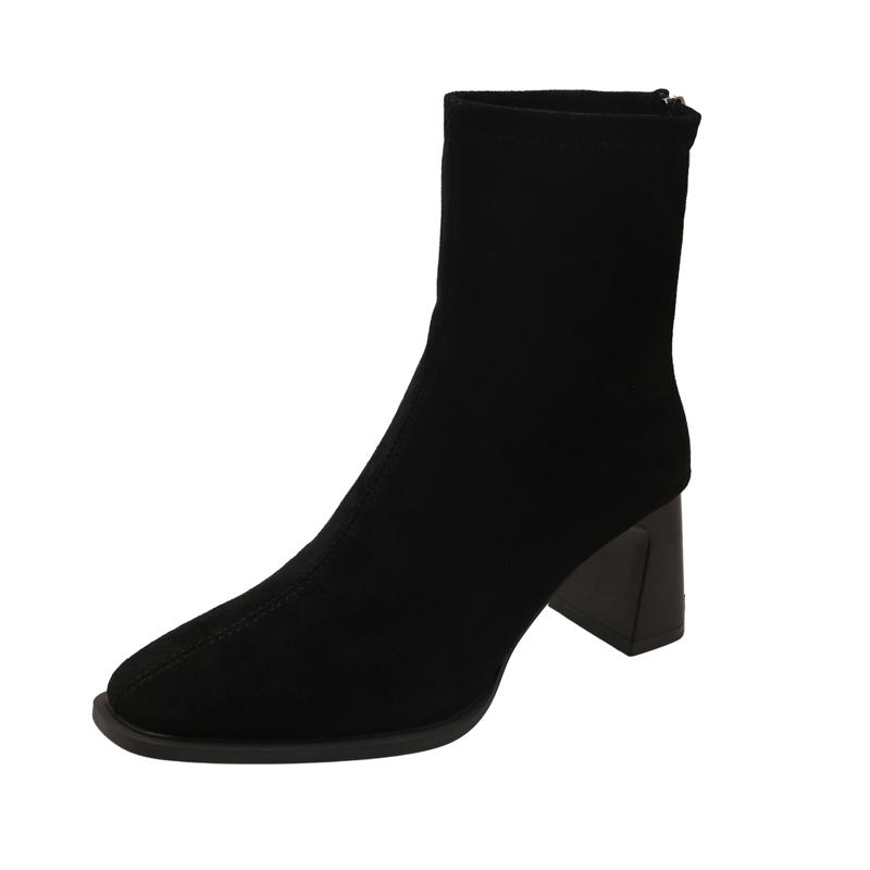 Fashion Fashionable New Sexy Suede Casual Work Boots Winter Comfortable Zipper Banquet Elegant High Women's Boots