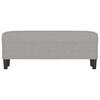 Bench Light Grey 100 X 35 X 41 Cm Fabric