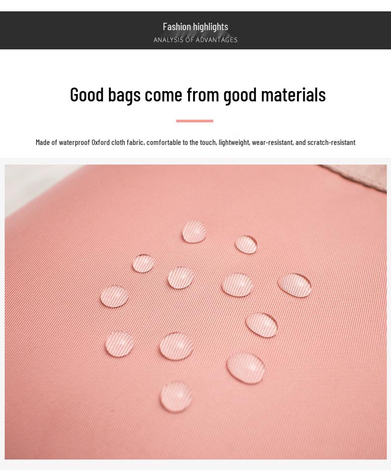 Nylon Waterproof Single Shoulder Travel Bag for Women and Men