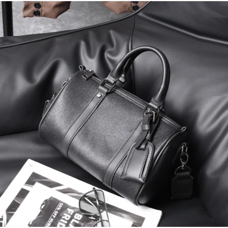 Borsa a tracolla da uomo di lusso Nuovo design di moda borsa da messaggero Uomo Pelle PU Morbida Borse a spalla da uomo Borsa a mano a forma di barile Bolsa
