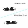 RHD LHD ABS Black For Mercedes Benz C W205 E W213 GLC-Class X253 S Class W222 Car Rearview Mirror Cap Cover Trim Car Accessories