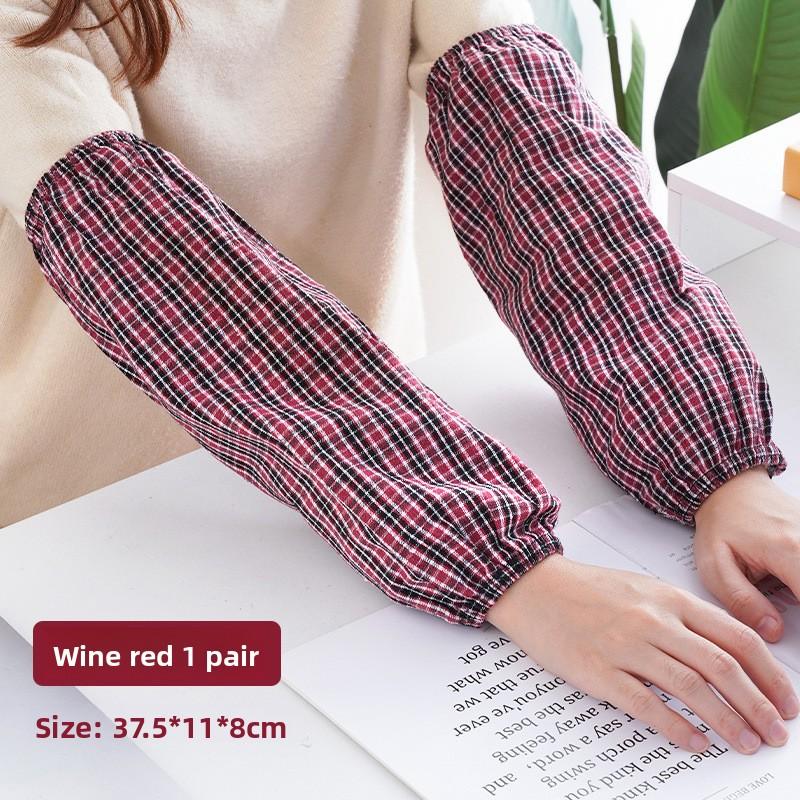Extended and Enlarged Pure Cotton Sleeve Cover Safety Gloves Sleeve for Work, Durable and Made of 100% Cotton Protective Sleeve