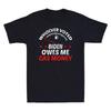 Whoever Voted Owes Me Gas Money Funny Political Vintage Men Short Sleeve T-Shirt