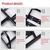 Rear Grille Loading Food Delivery Box Rack Black Freight Rack  For Motorcycle Electric Bicycle