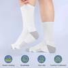 Plus Size Men's Spring and Summer Color Matching Rubber Band Basketball Sports Tall Cotton Socks
