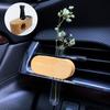 Car Air Outlet Decoration Artistic Flower Arranger Holder Universal Simple Installation Tube Vases with Magnet Stand Auto Interior Decor Accessory