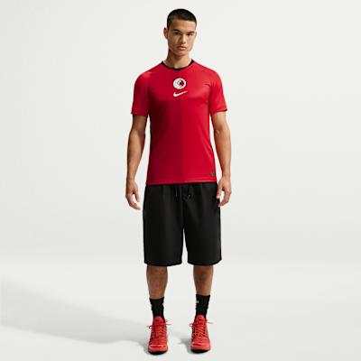Men's Nike Soccer Jerseys Men's University Red/Gym Red/Black/White Crew Neck Moderate
