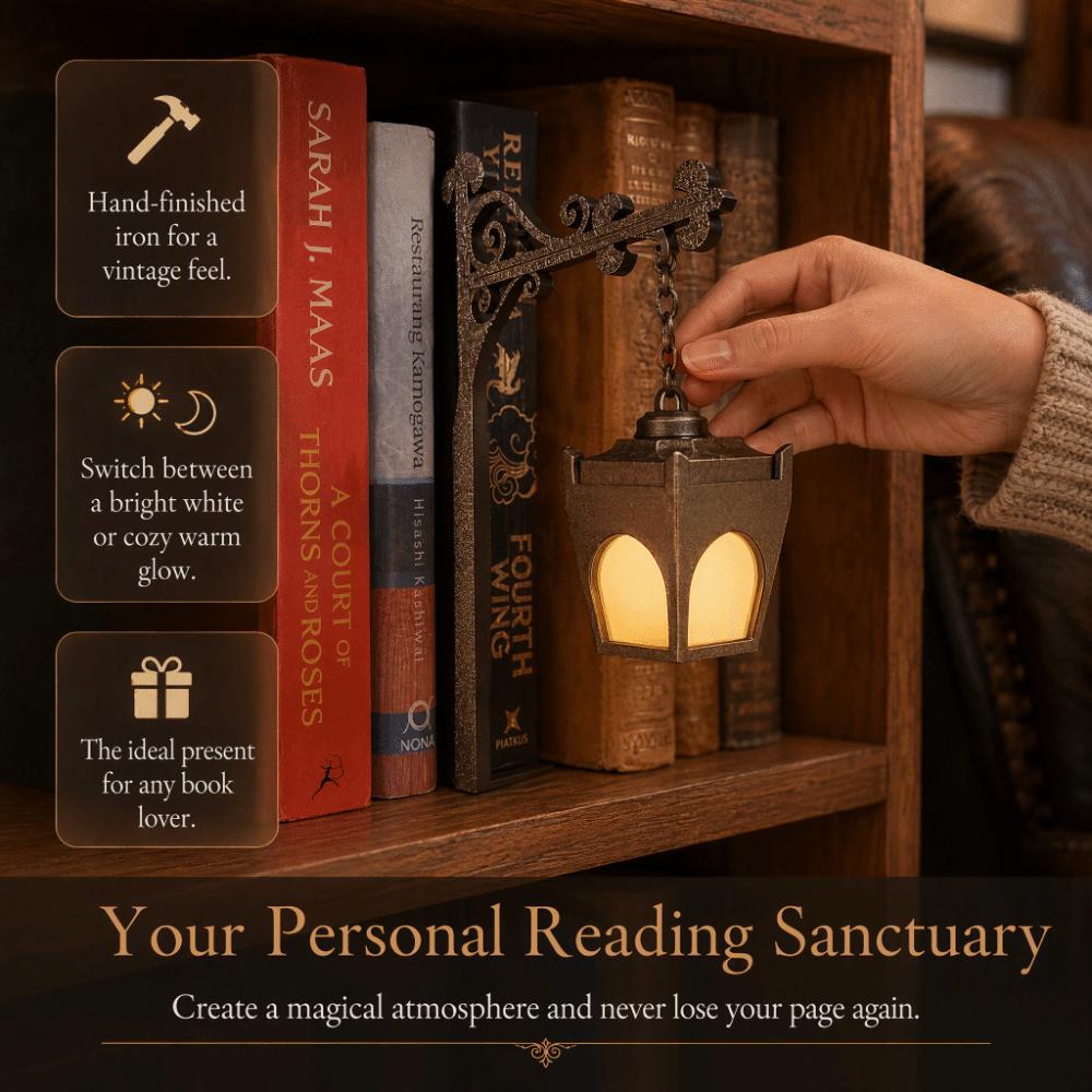 Decorative Design Bookshelf Lamp Led Light Lantern Light Library Lamp Indoor Lighting