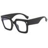 New Anti Blue Light Blocking Glasses Frames Women Retro Oversized Square Eyeglasses Men Gaming Computer Eyewear Optical Frame