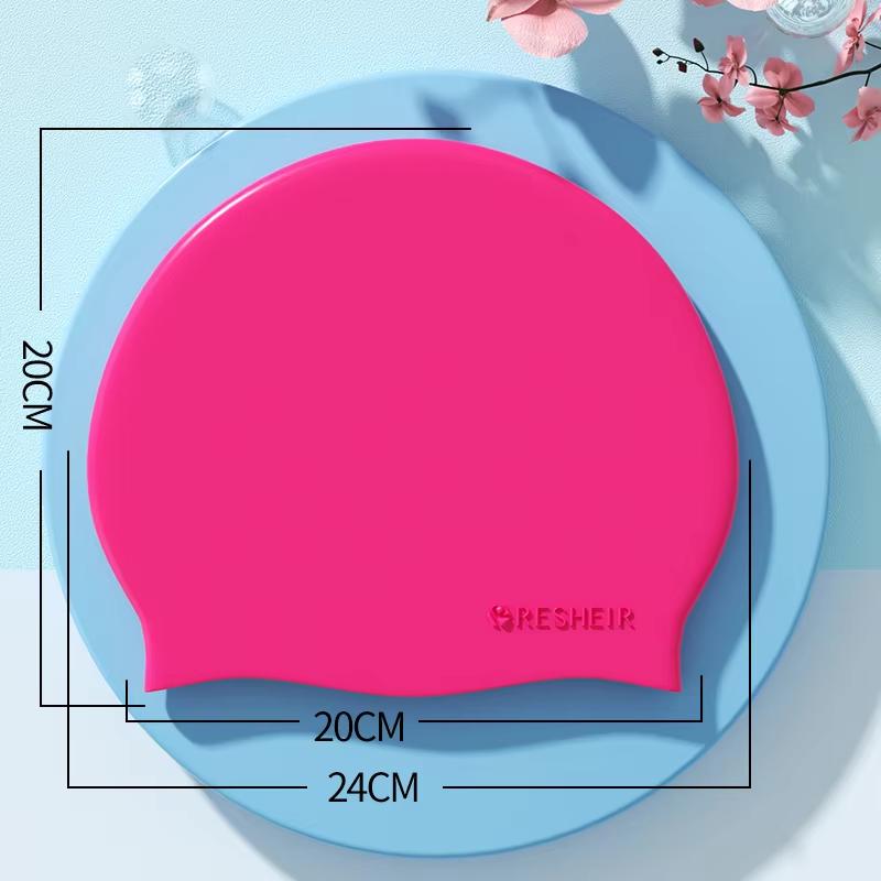 1pc Premium Unisex Silicone Swimming Cap  Waterproof Non slip Super Elastic for Diving  Everyday Use  Secure Fit Ultimate
