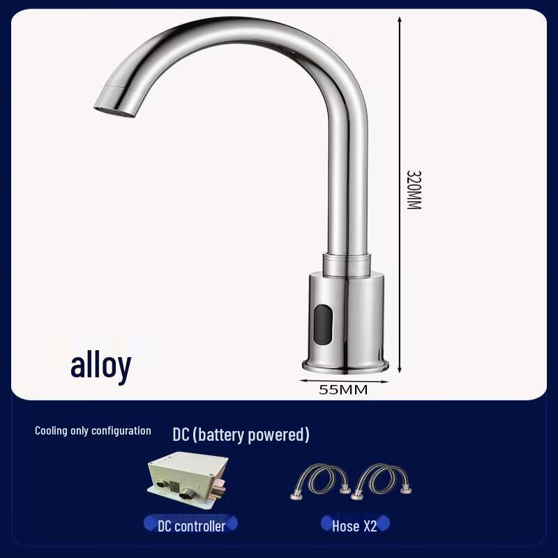 Automatic Sensor Single Cold Kitchen Faucet
