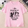 Beam Me Up This Place Sucks T Shirt Funny Alien Graphic Tee Unisex Unisex Space Humor Tshirt Cotton Short Sleeve Printed Tshirts