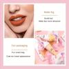 6-Farben-Eiscreme-Lippenglasur, süß, beliebt, hohe Schönheit, matt, Nebeloberfläche, wasserdicht, nicht bleibende Tasse, nicht färbender Lippenstift