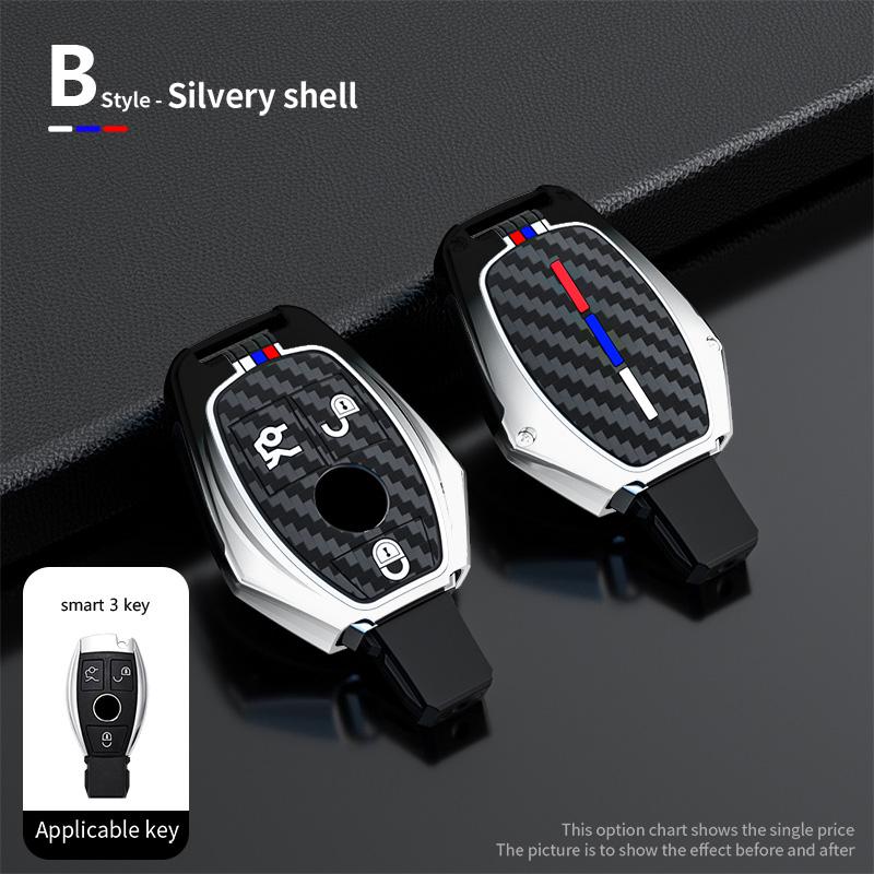 

Interior Mouldings Alloy Car Remote Key Case Cover Protect Shell Bag For Mercedes Benz A B C E R S Class W204 W205 W212 W213 W17