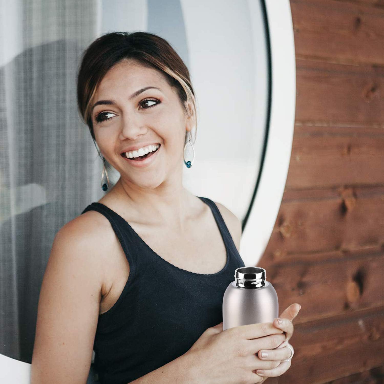 

Мини термокружка, 10 унций/300 мл Мини термос-кружка Непроливаемые вакуумные колбы Дорожная термокружка Портативная бутылка для воды из нержавеющей стали для дома и