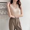 The New Korean Version of Small Halter Knit Vest Sleeveless Women Wear Outside The Tide Inside The Summer Suit Jacket Design Sense